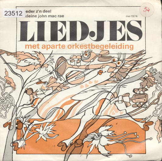 Benny Vreden - Ieder z,n deel Vinyl Singles Vinyl Very Good (VG) <br> Hoes Good Plus (G+)