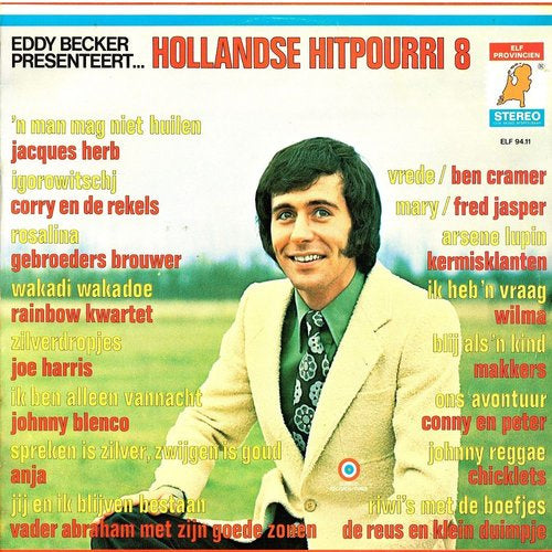 Various - Eddy Becker presenteert Hollandse Hitpourri 8 (LP) 40773 40774 40781 41040 50715 Vinyl LP Goede Staat