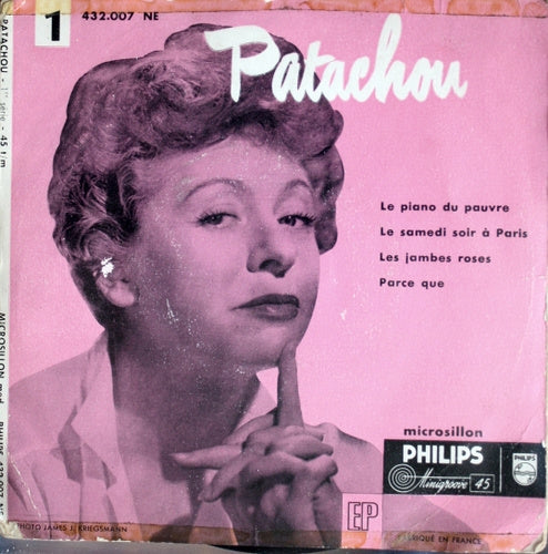 Patachou - El Corazón De Montmartre (EP) 05382 Vinyl Singles EP Goede Staat