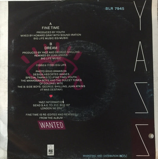 Yazz - Fine Time