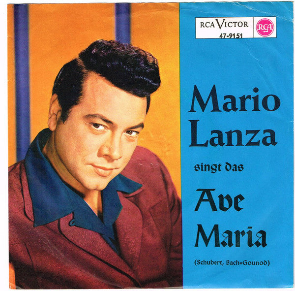 Mario Lanza - Ave Maria 04972 Vinyl Singles Vinyl (VG) <br> Hoes (G+)
