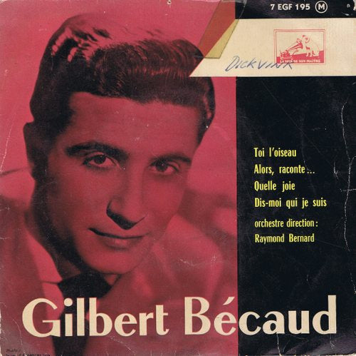 Gilbert Becaud - Toi L'Oiseau (EP) 04421 Vinyl Singles EP Goede Staat