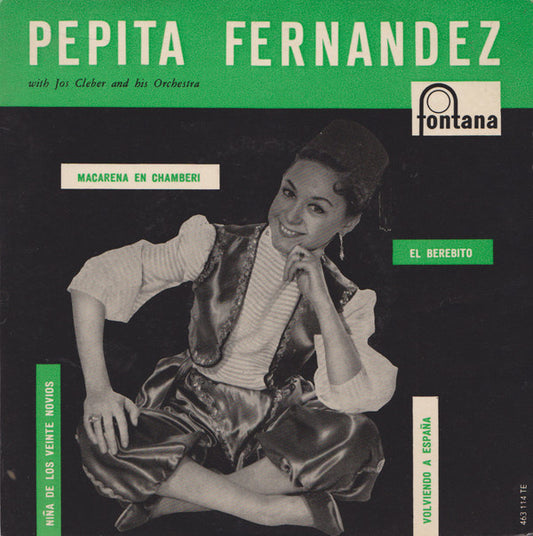 Pepita Fernandez - Pepita Fernandez with Jos Cleber And His Orchestra (EP) 23442 Vinyl Singles EP Goede Staat