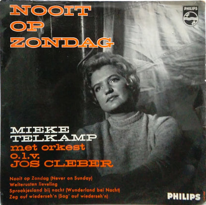 Mieke Telkamp - Nooit op zondag  (EP) 06714 Vinyl Singles EP Goede Staat