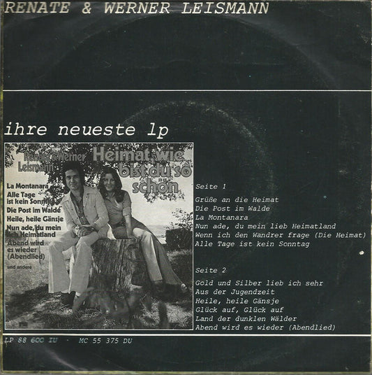 Renate Und Werner Leismann - Heidideldum Und Holdrio