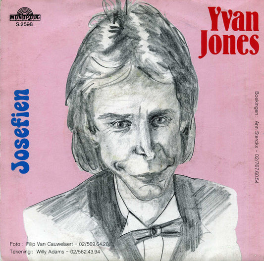 Yvan Jones - Ik Wil Alleen Maar Leven Vinyl Singles Vinyl Zeer Goed / Hoesje Goed "VINYLSINGLES.NL"