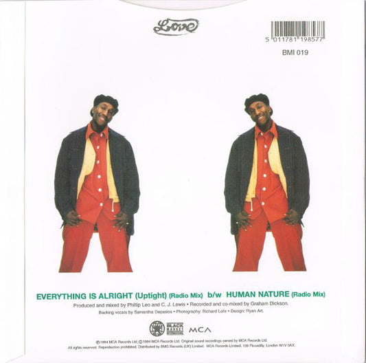 CJ Lewis - Everything Is Alright (Uptight)