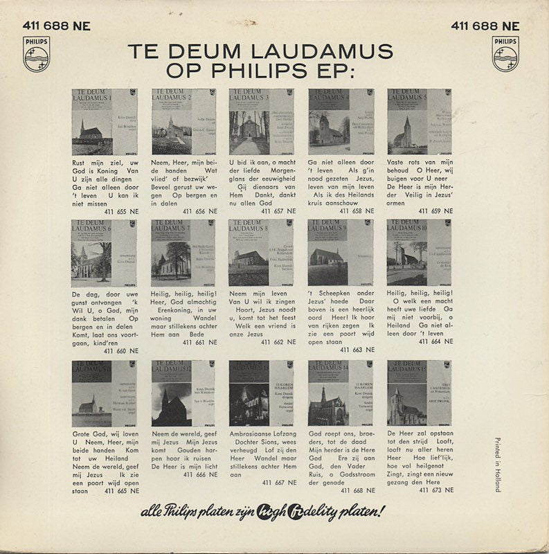 Ver. Koren Harderwijk - Te Deum Laudamus 17 (EP) 05505 Vinyl Singles EP VINYLSINGLES.NL