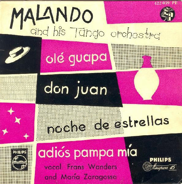 Malando And His Tango Orchestra - Ole Guapa (EP) 13582 22708 23930 Vinyl Singles EP Goede Staat