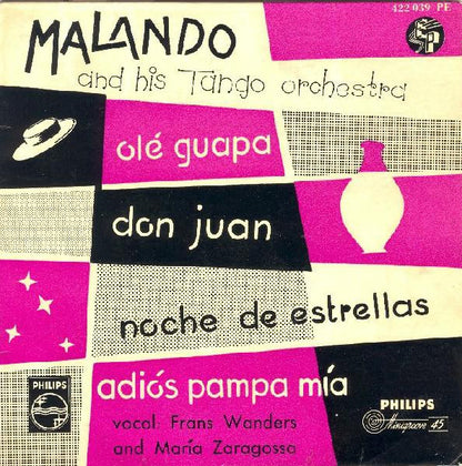 Malando And His Tango Orchestra - Ole Guapa (EP) 13582 22708 23930 Vinyl Singles EP VINYLSINGLES.NL