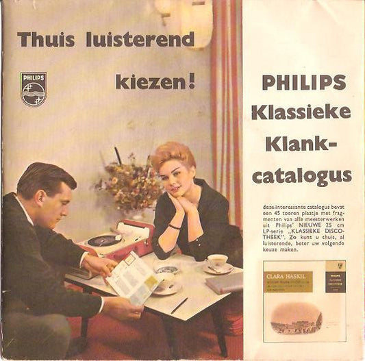 Various - Thuis Luisterend Kiezen! - Philips Klassieke Klankcatalogus (EP) Vinyl Singles EP Goede Staat