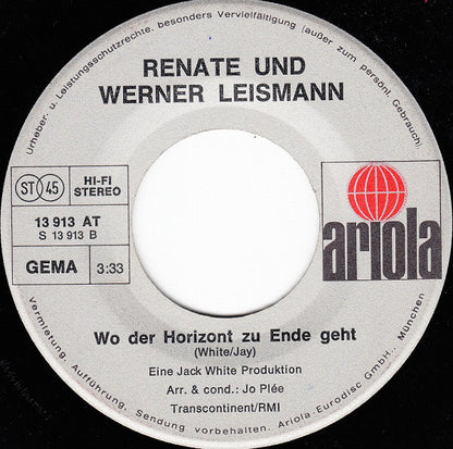 Renate Und Werner Leismann - Heidideldum Und Holdrio 22777 Vinyl Singles Goede Staat