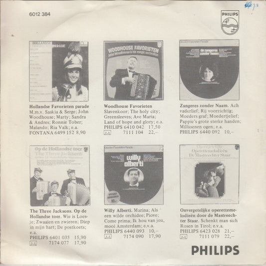 John Woodhouse - Snowflakes 05109 Vinyl Singles Vinyl Zeer Goed / Hoesje Goed "VINYLSINGLES.NL"