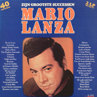 Mario Lanza - Zijn Grootste Successen (LP) 40334 Vinyl LP Goede Staat