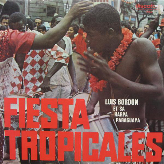 Luis Bordon Et Sa Harpa Paraguaya - Fiesta Tropicales (LP) 40498 Vinyl LP Goede Staat