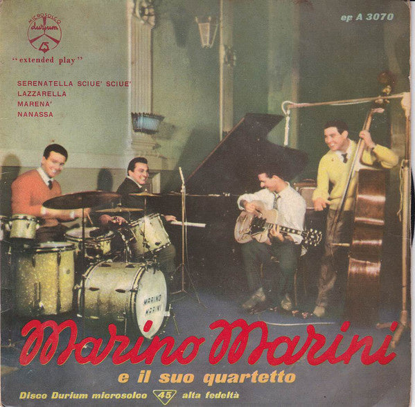 Marino Marini Ed Il Suo Quartetto - Serenatella Sciue Sciue Vinyl Singles EP