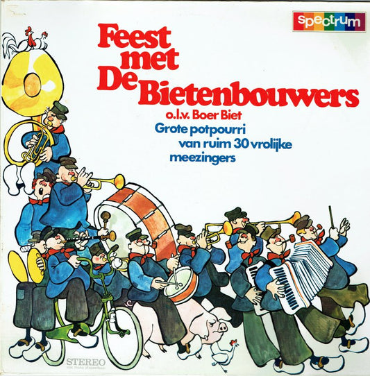 Bietenbouwers - Feest met De Bietenbouwers (LP) 40269 Vinyl LP Goede Staat