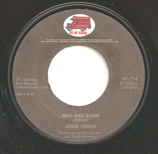 Jesse Green - Nice And Slow 09300 36198 Vinyl Singles Goede Staat