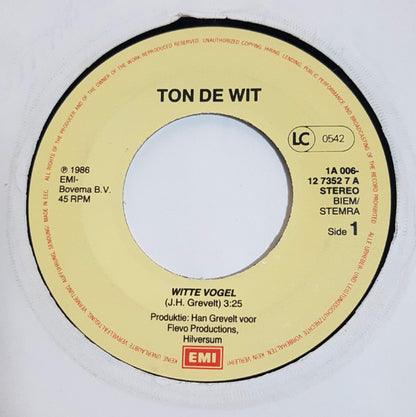 Ton de Wit - Witte Vogel 05710 14386 Vinyl Singles VINYLSINGLES.NL