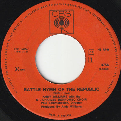 Andy Williams - Battle Hymn Of The Republic 14351 Vinyl Singles Goede Staat