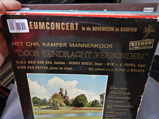 Chr. Kamper Mannenkoor Door Eendracht Verbonden - Jubileumconcert (LP) 42357 Vinyl LP VINYLSINGLES.NL