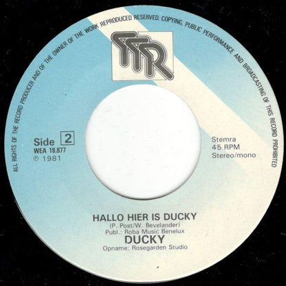 Ducky - Mother How Are You Today 16966 Vinyl Singles Goede Staat