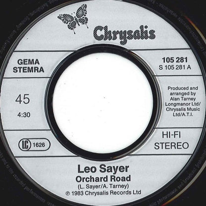 Leo Sayer - Orchard Road 04183 Vinyl Singles Goede Staat