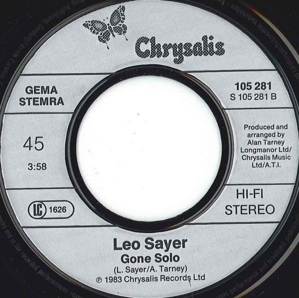 Leo Sayer - Orchard Road 04183 Vinyl Singles Goede Staat