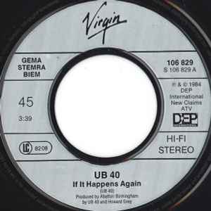 UB 40 - If It Happens Again 15499 31002 32709 33878 Vinyl Singles VINYLSINGLES.NL