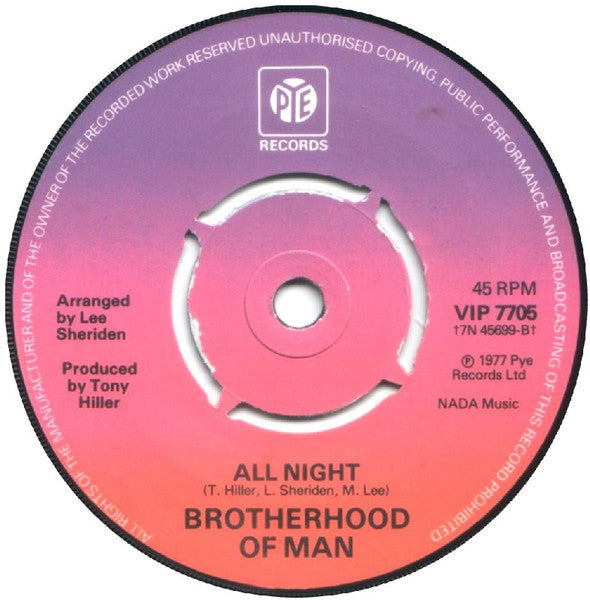 Brotherhood of Man - Angelo 05730 16333 30318 Vinyl Singles Goede Staat