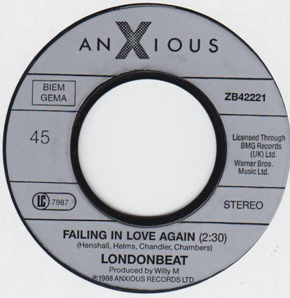 Londonbeat - Failing In Love Again 21504 Vinyl Singles Goede Staat