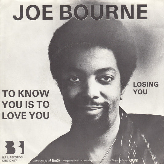 Joe Bourne - To Know You Is To Love You 21947 Vinyl Singles Goede Staat