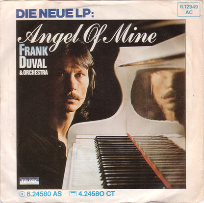Frank Duval & Orchestra - Angel Of Mine 34755 33790 27789 08975 08436 08490 08976 08974 08973 08977 17456 22001 25307 Vinyl Singles VINYLSINGLES.NL