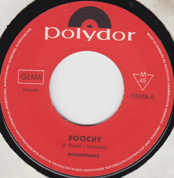 Wonderland `- Poochy 09497 Vinyl Singles VINYLSINGLES.NL