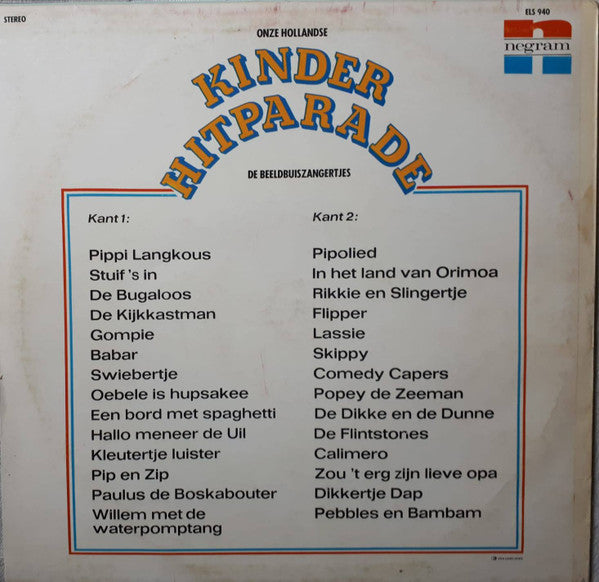 Beeldbuiszangertjes - Onze Hollandse Kinder Hitparade (LP) 46847 Vinyl LP VINYLSINGLES.NL