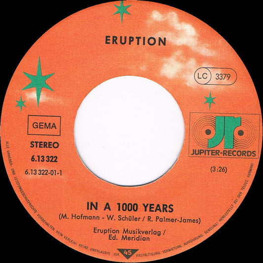 Eruption - In A Years