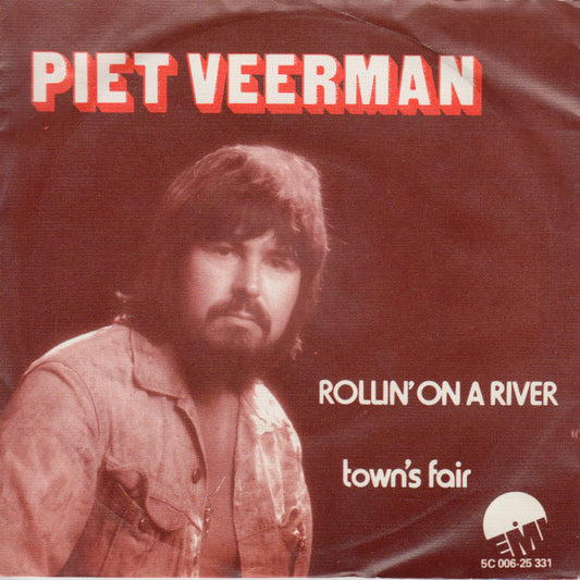 Piet Veerman - Rollin' On A River 31395 26144 Vinyl Singles Goede Staat