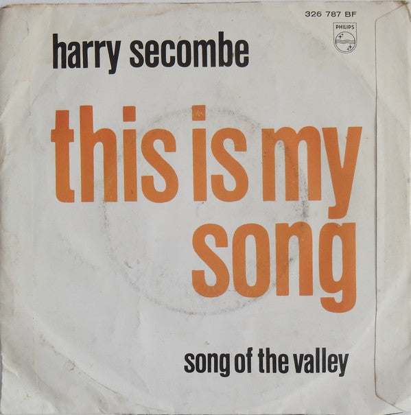 Harry Secombe - This Is My Song Vinyl Singles Goede Staat