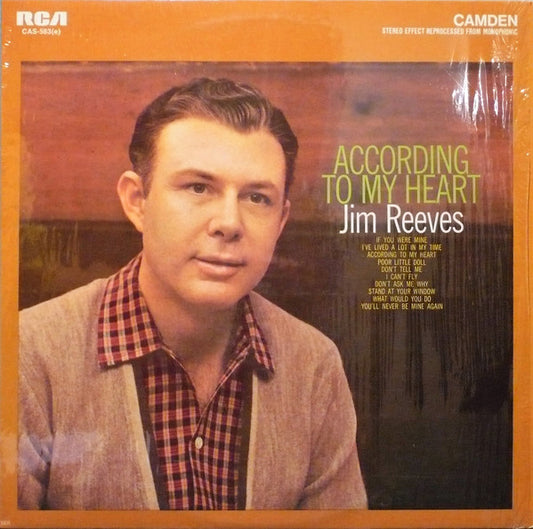 Jim Reeves - According To My Heart (LP) 41178 Vinyl LP VINYLSINGLES.NL