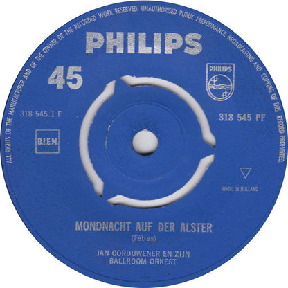 Jan Corduwener - Mondnacht Auf Der Alster 13781 Vinyl Singles VINYLSINGLES.NL