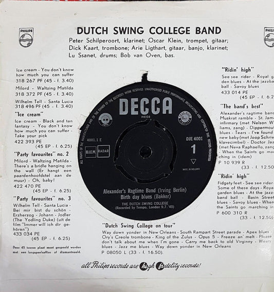 Dutch Swing College Band - The Dutch Swing College Band vol.*