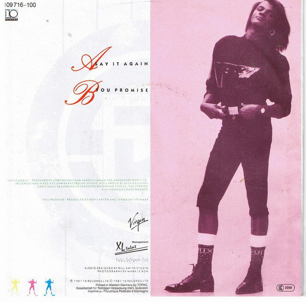 Jermaine Stewart - Say It Again Vinyl Singles VINYLSINGLES.NL