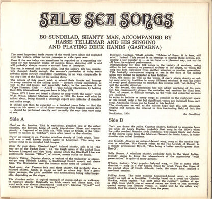 Bo Sundblad, Hasse Tellemar - Salt Sea Songs 19861 (Mini-Album) Vinyl Singles Goede Staat