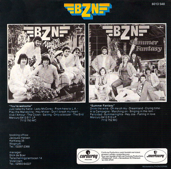 BZN - Marching On 15934 29401 07254 22937 05458 06486 07170 26739 11460 11517 Vinyl Singles Goede Staat