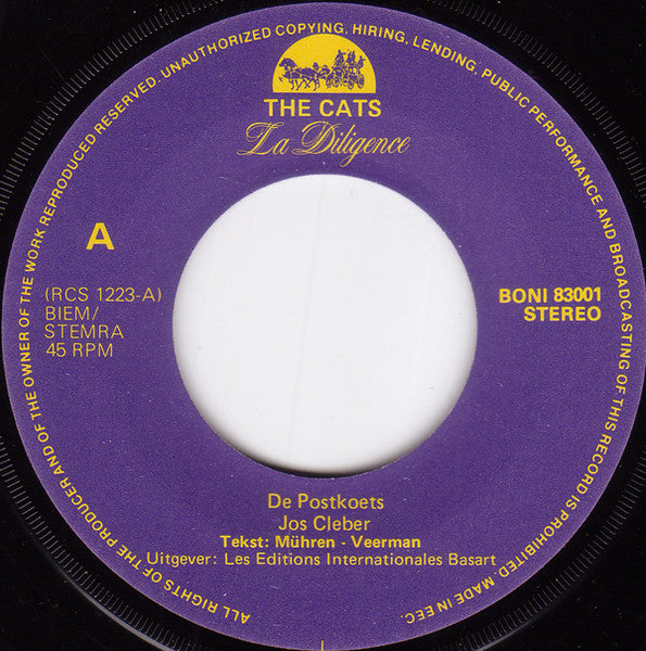 Cats - La Diligence 32138 Vinyl Singles Goede Staat