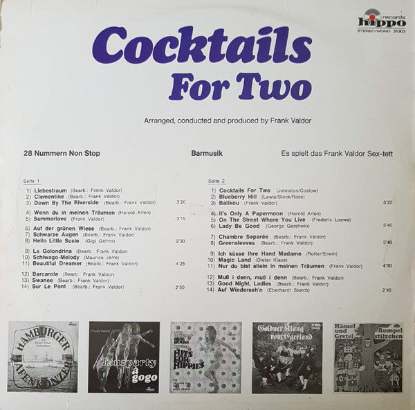 Frank Valdor Sex-tett - Cocktais For Two (LP) 42890 Vinyl LP VINYLSINGLES.NL