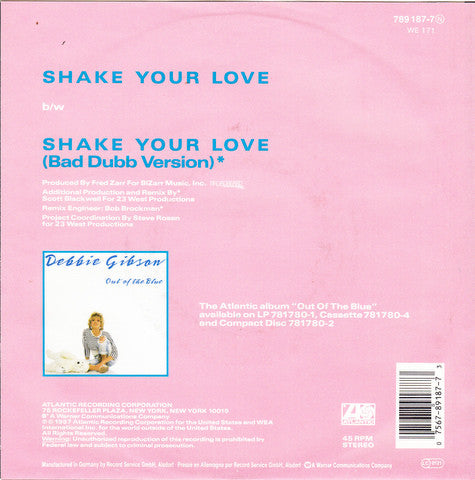 Debbie Gibson - Shake Your Love 18897 Vinyl Singles Goede Staat