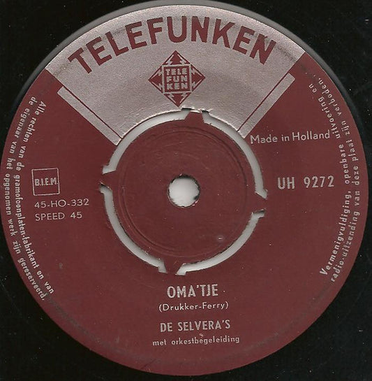 Selvera's - Oma'tje 29015 Vinyl Singles VINYLSINGLES.NL