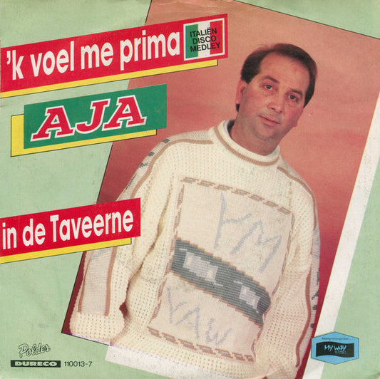 Aja van de Graaf - 'k Voel Me Prima 25420 Vinyl Singles Goede Staat