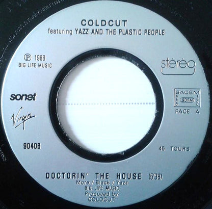 Coldcut Featuring Yazz And The Plastic People - Doctorin' The House Vinyl Singles VINYLSINGLES.NL